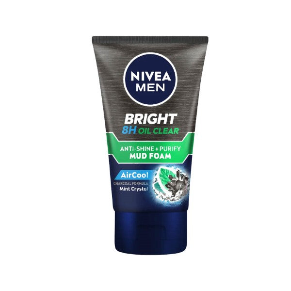 NIVEA ANTI-SHINE&PURIFY MUD FOAM FACE WASH 100ML
