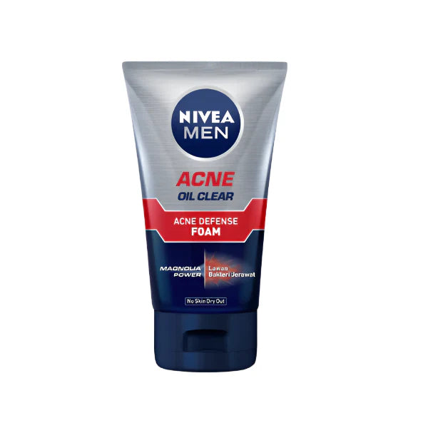 NIVEA MEN ACNE OIL CLEAR FOAM FACEWASH 100G
