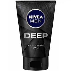 NIVEA MEN DEEP ANTI IMPURITIES CLEAN FACE&BEARD WASH 100ML