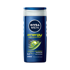NIVEA MEN ENERGY ENERGUSING+MINT SHOWER GEL 3IN1 250ML