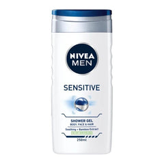 NIVEA MEN SENSITIVE SOOTHING+BAMBOO SHOWER GRL 3IN1 205ML