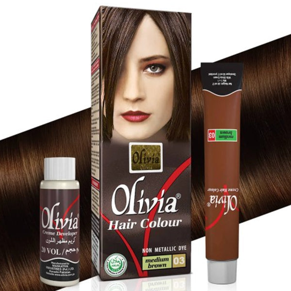 OLIVIA HAIR COLOR MEDIUM BROWN 03