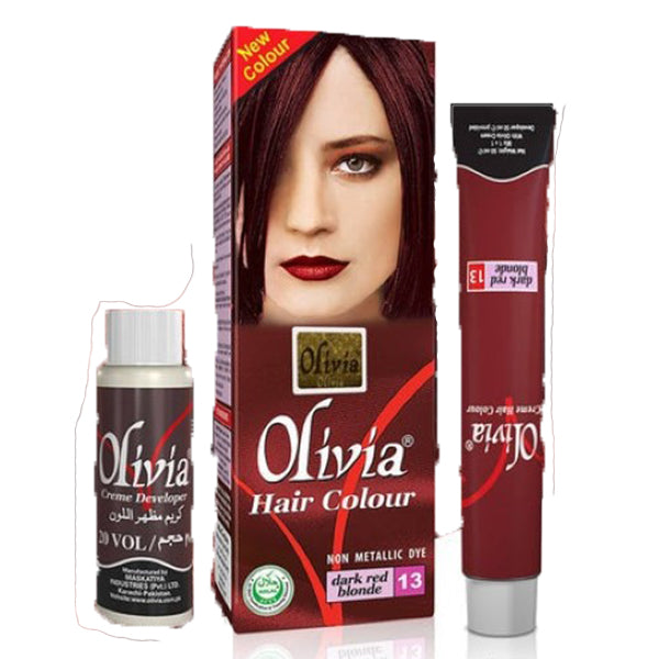 OLIVIA HAIR COLOUR DARK RED BLOND #13
