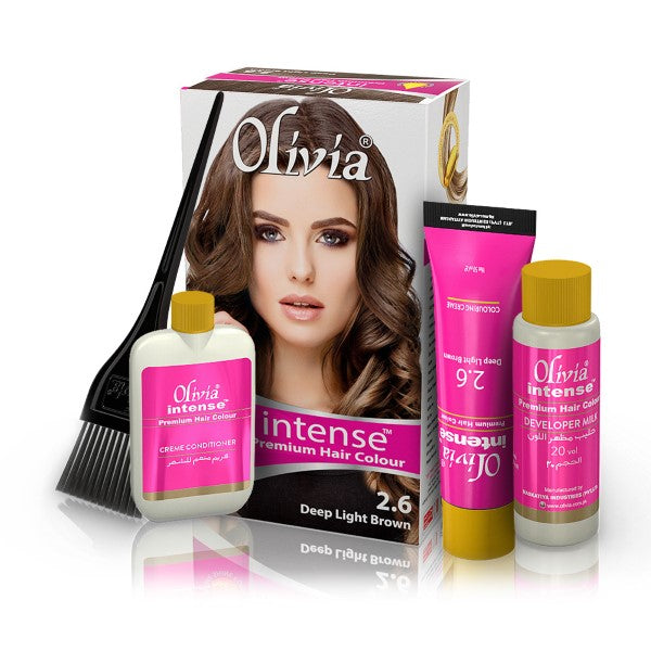 OLIVIA INTENSE HAIR COLOR DEEP LIGHT BROWN 2.6