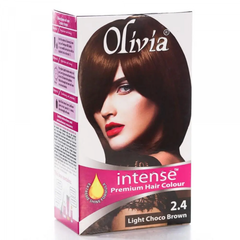 OLIVIA INTENSE HAIR COLOR LIGHT CHOCO BROWN 2.4