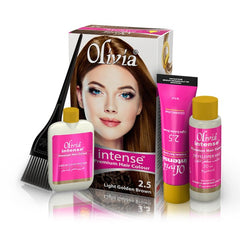 OLIVIA INTENSE HAIR COLOR LIGHT GOLDEN BROWN 2.5