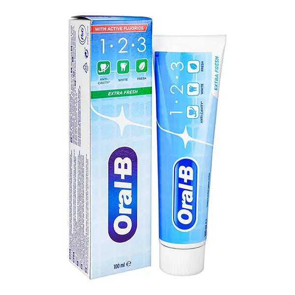 ORAL-B EXTRA FRESH ACTIVE FLUORIDE TOOTHPASTE 100ML