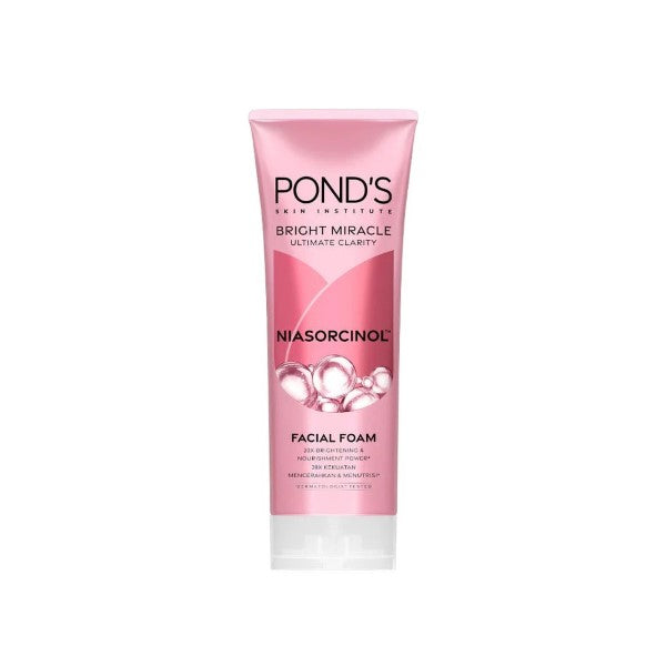PONDS BRIGHT MIRACLE NIASORCINOL FACIAL FOAM FACEWASH 90G
