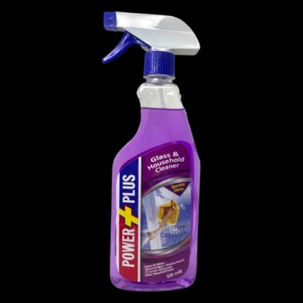 POWER PLUS GLASS&HOUSEHOLD CLEANER PURPLE 500ML