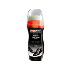 POWER PLUS INSTANT SHOE SHINE LIQUID BLACK 75ML