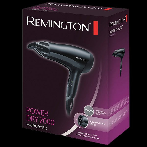 REMINGTON POWER DRY 2000 HAIR DRYER D3010