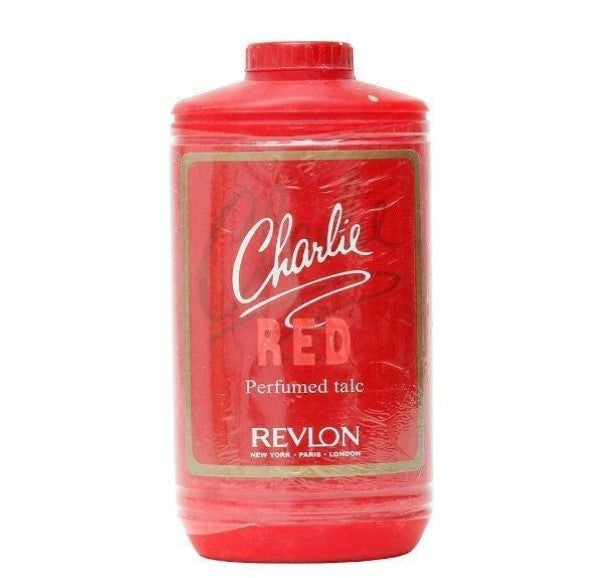 REVLON CHARLIE RED PERFUMED TALC POWDER LARGE