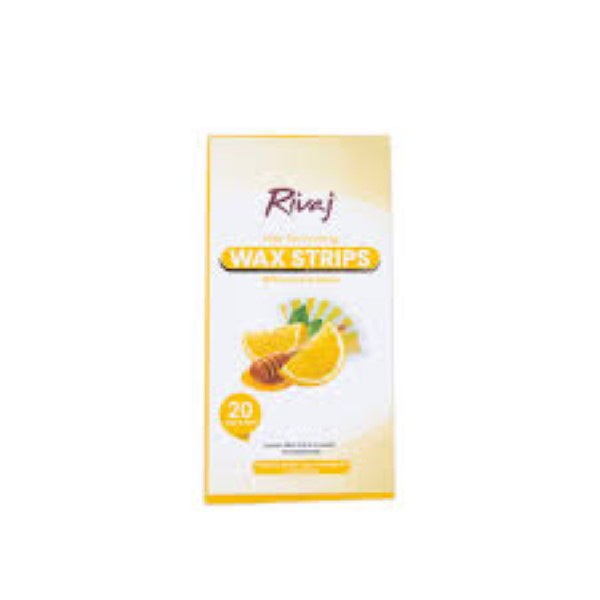 RIVAJ LEMON & HONEY WAX STRIP 20STRIPS