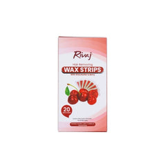 RIVAJ SHEA BUTTER & BERRY WAX STRIPS 20STRIPS