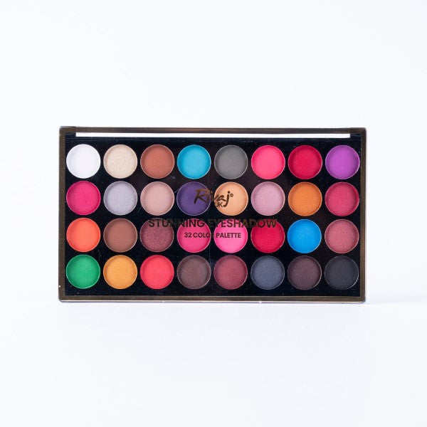 RIVAJ STUNNING EYESHADOW 32 COLOR PALETTE 02