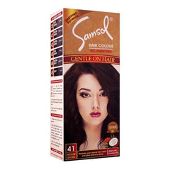 SAMSOL HAIR COLOR MEDIUM BROWN 41