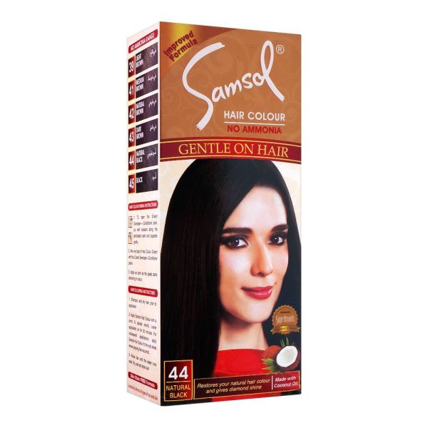 SAMSOL HAIR COLOR NATURAL BLACK 44