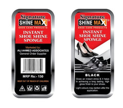 SIGNATURE INSTANT SHOE SHINE SPONGE BLACK