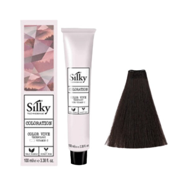 SILKY COLORATION HAIR COLOR 100ML #5.0