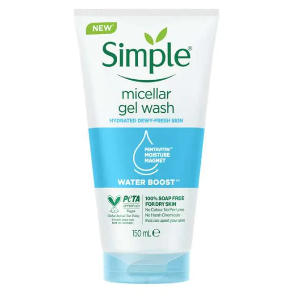 SIMPLE WATER BOOST MICELLAR GEL WASH 150ML