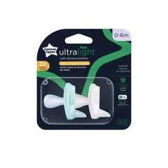 TOMMEE TIPPEE ULTRA LIGHT PACIFIER 0-6M 2PCS 533495
