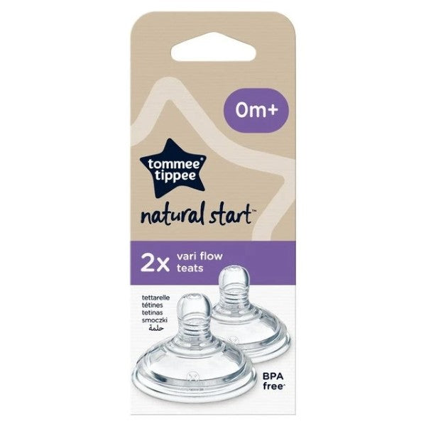 TOMMEE TIPPEE VARI FLOW SOFT TEATS 2PCS 423960