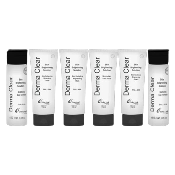 DERMA CLEAR SKIN WHITENING SOLUTION FACIAL KIT