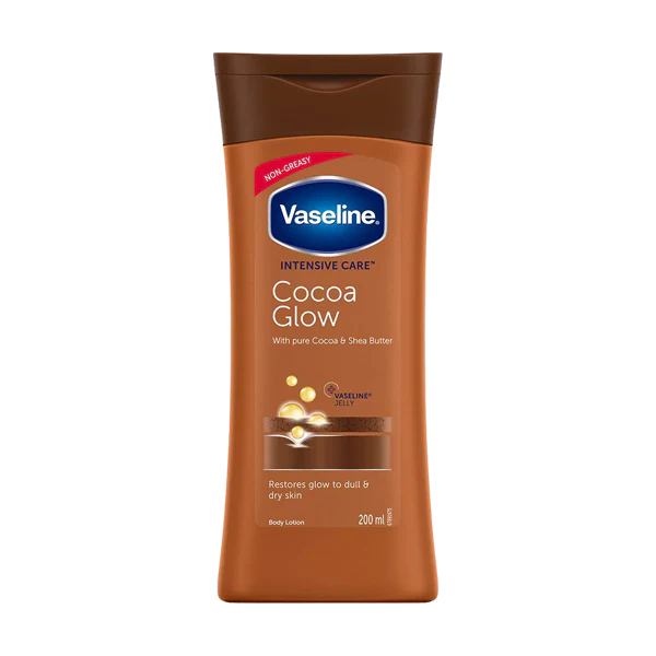 VASELINE COCOA GLOW BODY LOTION 200ML