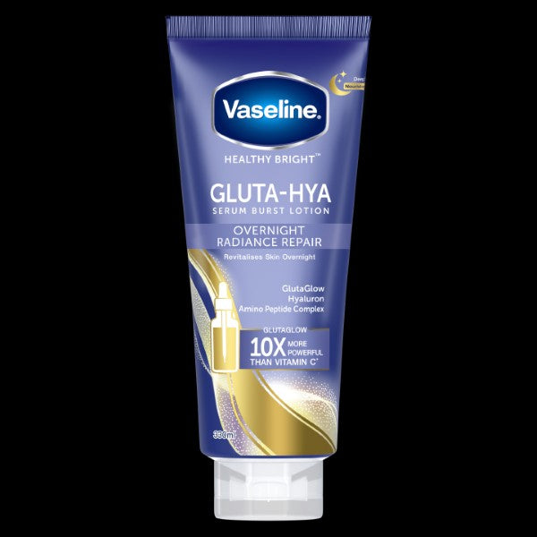 VASELINE GLUTA HYA IVERNIGHT RADIANCE REPAIR SERUM BURST LOTION 300ML