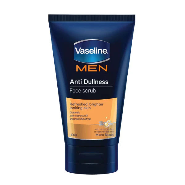 VASELINE MEN ANTI DULLNESS FACE SCRUB 100G