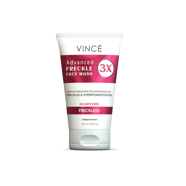 VINCE ADVANCED FRECKLE FACE WASH 120ML