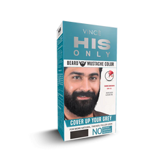 VINCE BEARD MUSTACHE COLOR DARK BROWN BM-03