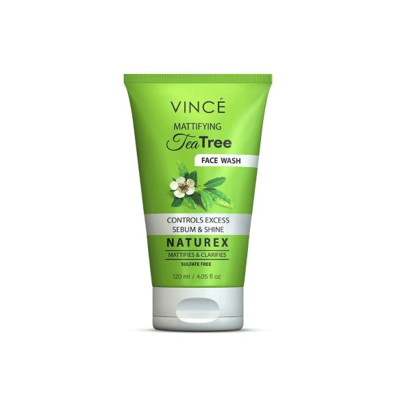 VINCE MATTIFYING TEA TREE FACE WASH 120ML