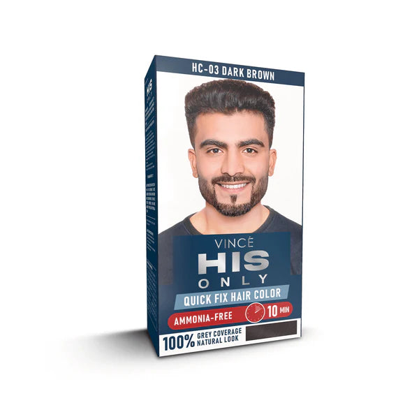 VINCE QUICK FIX HAIR COLOR HC-03 DARK BROWN
