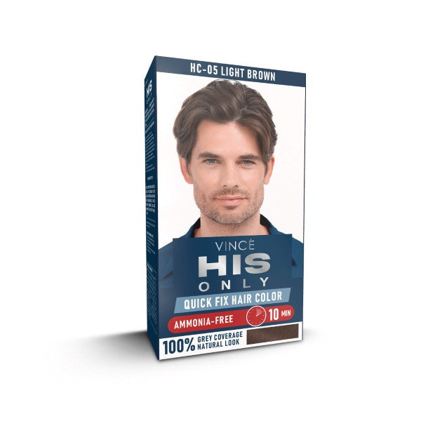 VINCE QUICK FIX HAIR COLOR HC-05 LIGHT BROWN