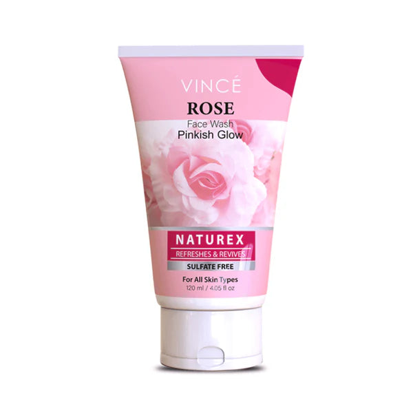 VINCE ROSE FACE WASH PINK GLOW 120ML