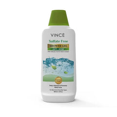 VINCE SULFATE FREE SHOWER GEL ANTI-ACNE 300ML