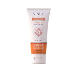 VINCE UVA & UVB PROTECTOR SPF 75 80ML