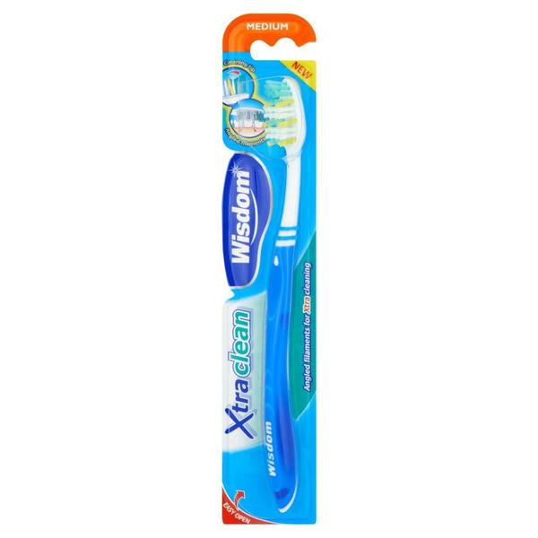 WISDOM XTRA CLEAN MEDIUM TOOTH BRUSH 2PCS